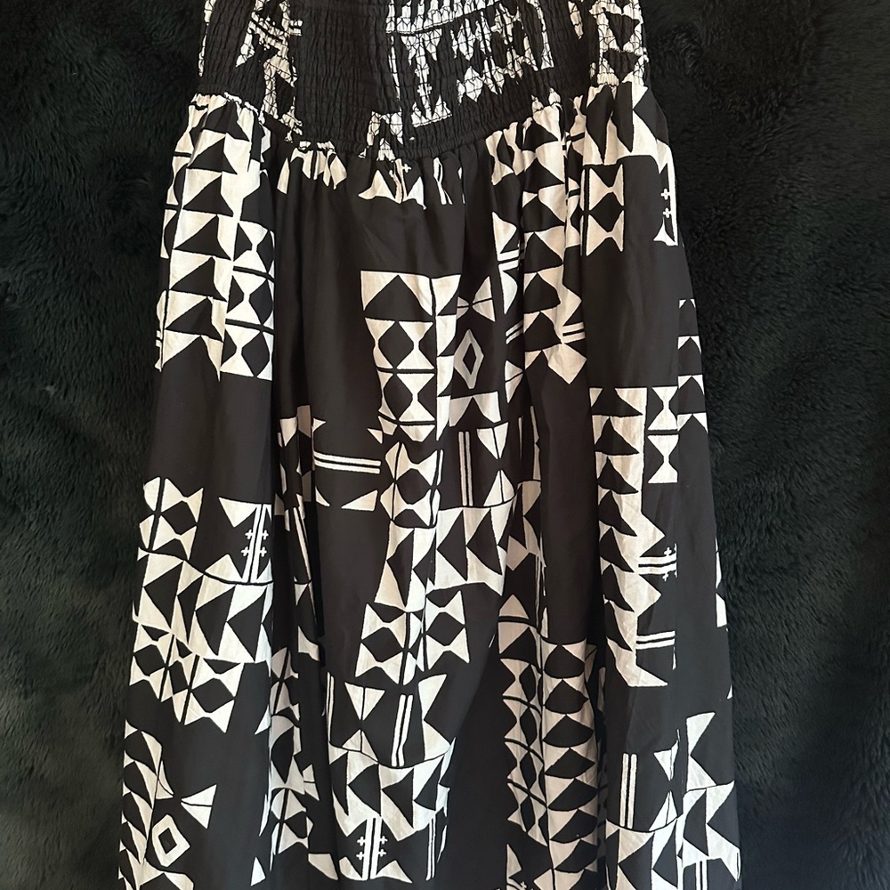 By Anthropologie Smocked Yoke Skirt EUC Size L